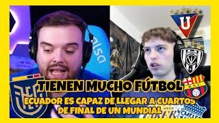 Ibai y Davo hablan sobre el fútbol ecuatoriano 