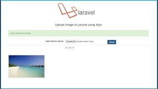 Ajax File Upload in Laravel