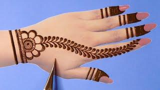 Latest Simple Backhand Mehandi design Simple Mehandi designs Easy Mehndi designs Henna Mehandi