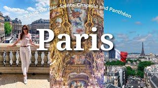 Paris travel vlog 2022 - 5 days in Paris visiting Palais Garnier Sainte-Chapelle and Pantheon
