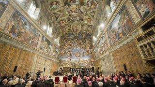 Inside Sistine Chapel on 500th anniversary