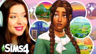 Each Sim is a Different WORLD in The Sims 4 CAS Challenge
