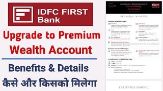 idfc first bank wealth account  how to update idfc first bank wealth account online  idfc bank