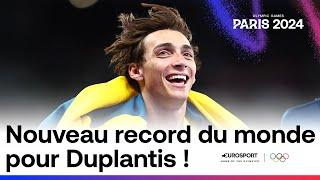 JO PARIS 2024 - VERTIGINEUX  Armand Duplantis fracasse le record du monde avec une barre à 6m25