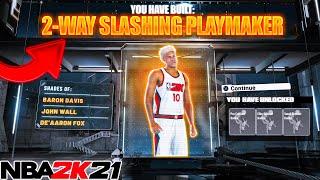 NBA2K21 THE NEW 2-WAY SLASHING PLAYMAKER wCONTACT DUNKS IS GAMEBREAKING