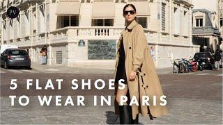 How to Style Flat Shoes Like a Parisian Girl in 2024  Parisian Vibe