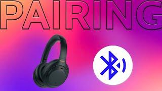 Tutorial How To Pair Sony WH-1000XM4 Wireless Over-the-Ear Headphones  Tutorial