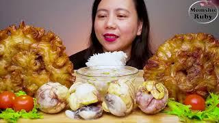 EXTRA LARGE CHICHARON BULAKLAK  BALUT  CRISPY PORK LARGE INTESTINE  DUCK EMBRYO  MOMSHIE RUBY