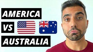 Living in AUSTRALIA vs AMERICA  10 Surprising Similarities and DIFFERENCES