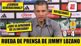 La REACCIÓN de Jimmy Lozano tras la HUMILLANTE derrota de México 4-0 vs Uruguay  Exclusivos