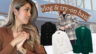 ZARA BLAZERS TRY -ON HAUL  VLOGS  YANA SU