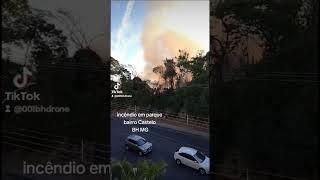 Incêndio em parque do bairro Castelo em Belo Horizonte.