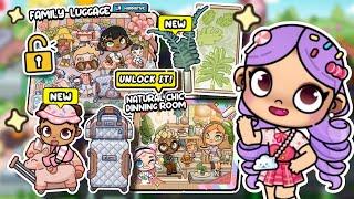 **UNBOXING** FAMILY LUGGAGE + NATURAL CHIC DINNING ROOM PACKS IN AVATAR WORLD 