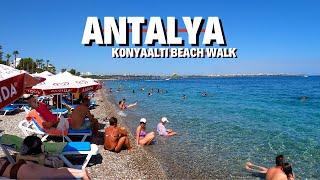 Antalya Konyaaltı Beach l July 2021 Turkey 4K HDR