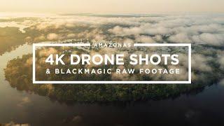 AMAZONAS  4K DRONE SHOTS & BLACKMAGIC FOOTAGE