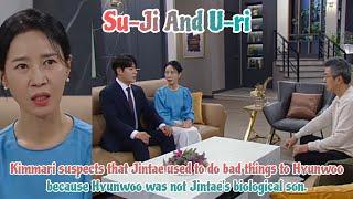 Kimmari suspects that Jintae used to do bad things to Hyunwoo ..  Su-Ji And U-ri 수지맞은 우리