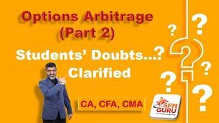 Options Arbitrage Part 2  CA Final AFM CFA Level 2 CMA Final SFM