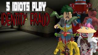 5 Idiots Try To Escape a Scary Maze  Roblox Identity Fraud