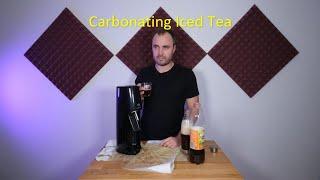 Carbonating Iced Tea