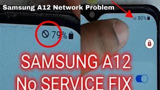 How To fix Samsung Galaxy A12 No Service problem#SAM-#A12 #NETWORK #EMERGENCY SOLUTION