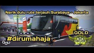 Bus simulator Indonesian Narik dulu  Surabaya-Jakarta#gameplay#games#livestream