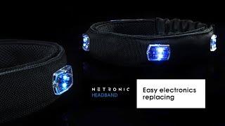 Demountable construction of the NETRONIC headband. Review