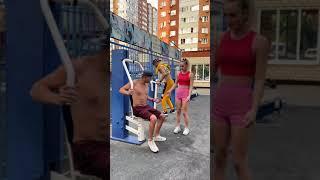 Sport prank with girl  #shorts