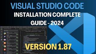 How to install Visual Studio Code on Windows 1011  2024 Update  Complete Guide