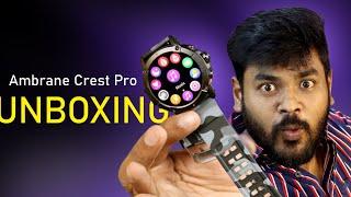 Ambrane Wise Crest Pro Smartwatch Unboxing in Telugu