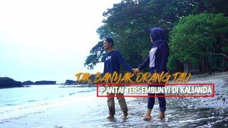 Wisata pantai tersembunyi di kalianda  pantai batu guci kapal  gw kasih jalurnya