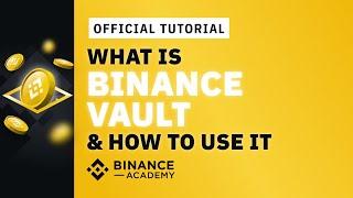 What is BNB Vault & How to Use It  #Binance Official Guide