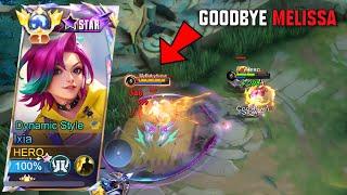 Global IXIA VS MELISSA NEW SKIN full match  ixia best build 2024 - MLBB