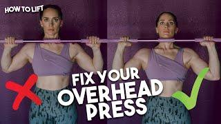 FIX YOUR OVERHEAD PRESS ‍️ OHP Full Tutorial  How to Lift