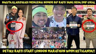 JADI SOROTAN SAMPAI VIRAL  AKHIRNYA NAGITA KLARIFIKASI MENGENAI NOMOR BIP LONDON MARATHON RAFFI ?