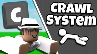 How to make a CrawlCrouch System in Roblox Studio *No Scripting*