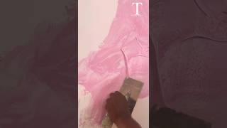 How to make Texture marble paint wall texture design  Marble texture