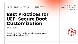 Best Practices for UEFI Secure Boot Customization