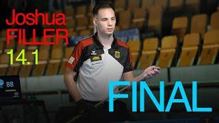 Joshua Filler in the 14 1 European Championships FINAL at 13 years
