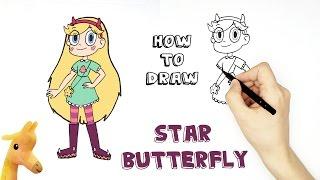 How to draw Star Butterfly