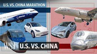 How the U.S. and China Compete in Planes EVs Chips and More  WSJ U.S. vs. China