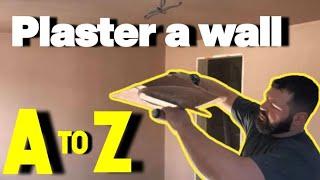 DIY Plaster a wall like a Pro  In depth guide with timings and touch tests