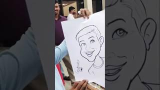 Live Caricature Drawing 26072023 #shorts #caricaturewala #caricature #drawing #sketch #draw