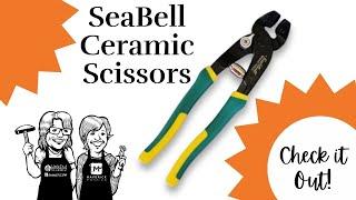 Introducing Seabell Mosaic Ceramic Scissors Dive into the Art of Precision Cutting