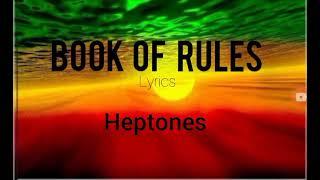 Book of Rules lyrics - Heptones