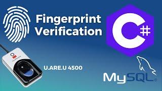 C# Fingerprint Verification Tutorial Getting the fingerprint from MySQL TAGALOG