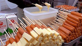 치즈핫도그 1000 sold out a day Amazing Cheese Hot Dog Making Process - Korean street food