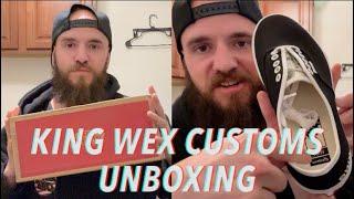 The King Wex - Custom Vans Authentic Wide Unboxing