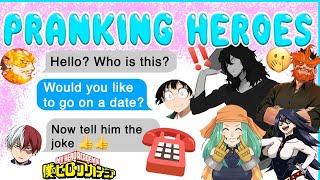 Deku and Denki PRANK CALL HEROES   BNHA Texts - MHA Chat - BakuDeku