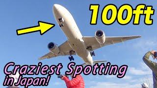 CRAZIEST PLANE SPOTTING in Osaka Japan  Osaka Intl AirportITM Senri-river bank 千里川土手