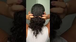 PENTEADO PARA CABELO CACHEADO #penteadoscachos #penteadossimples #curlyhair #cachos #penteado